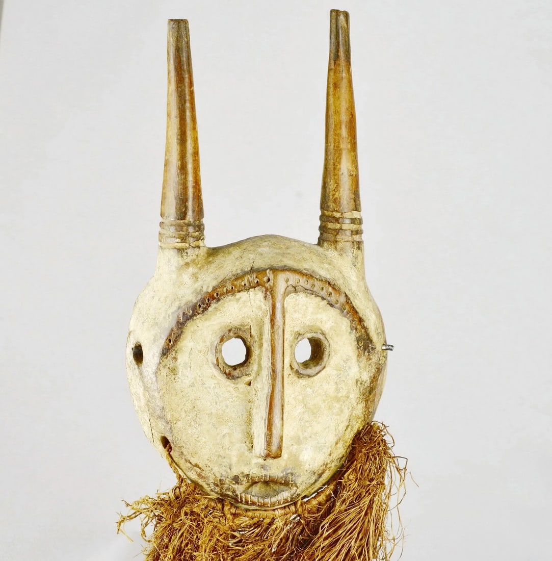 Rare LEGA KWAME Kayamba Mask Bwami Cult Congo Drc African Tribal Art 1131 - 2