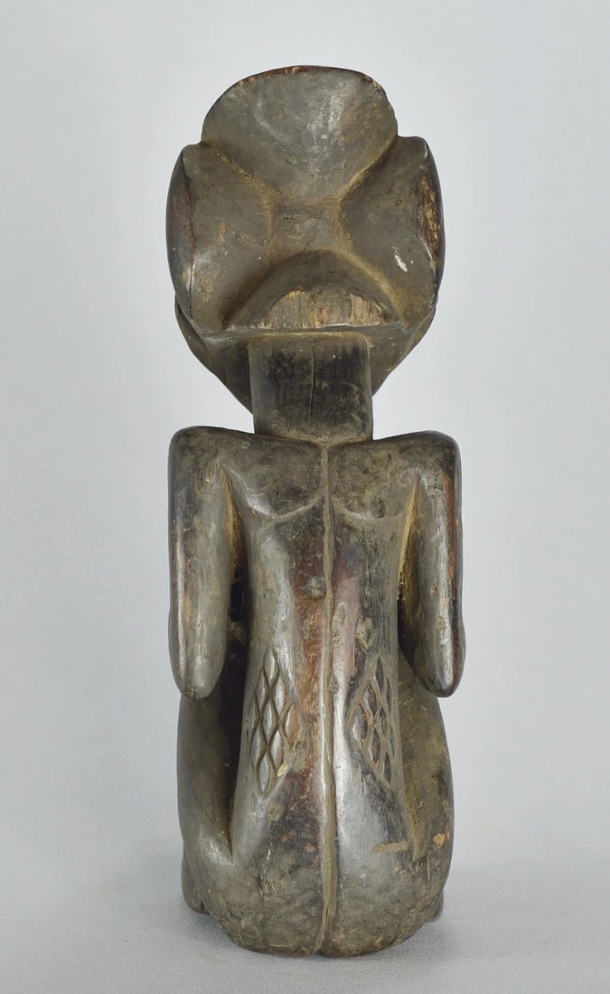 Powerful LUBA Bowl Bearer figure Master of Buli style African Tribal Art 1739 - 7