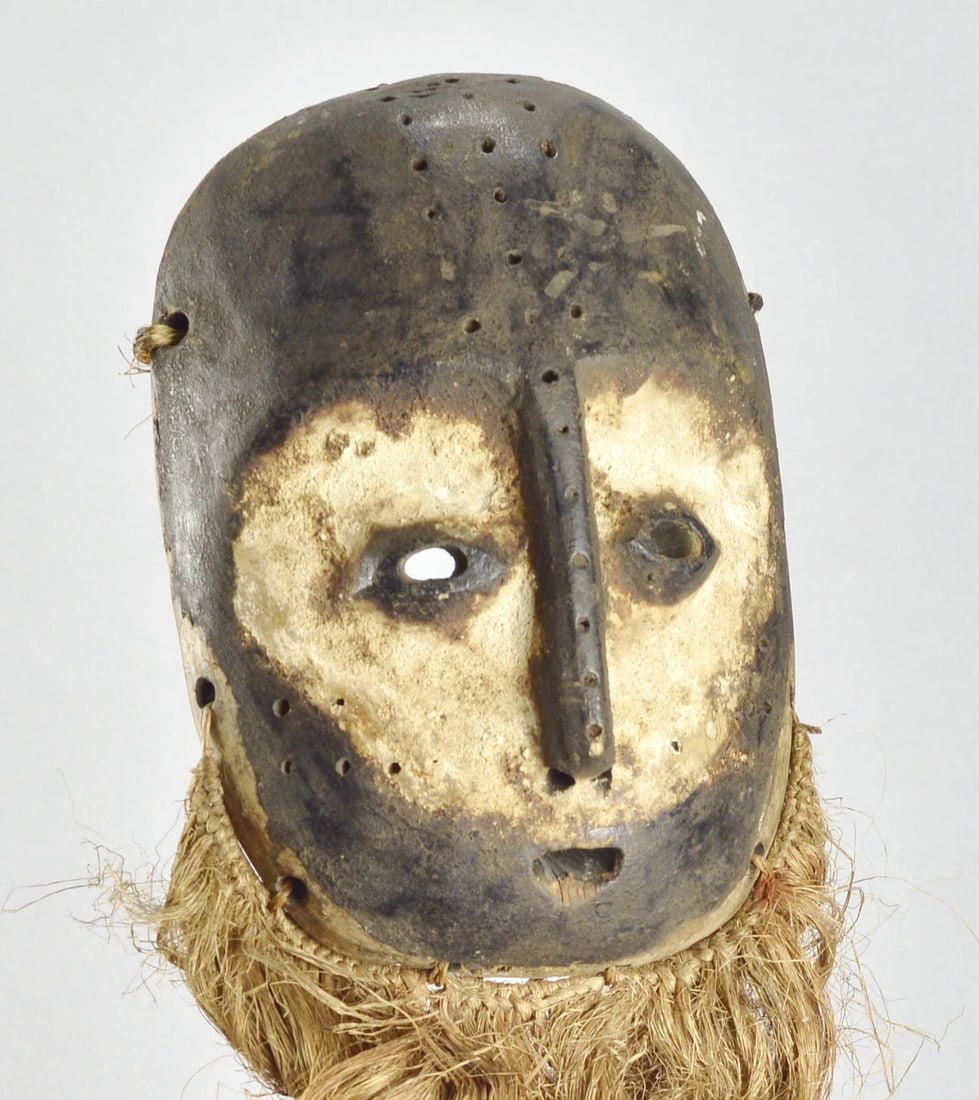 Cute LEGA Lukwakongo Mask Bwami Congo DRC African Tribal Art 1510 - 10