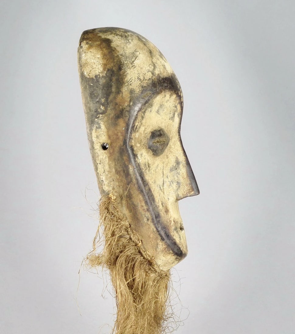 Superb LEGA idimu Mask Bwami Congo DRC African Tribal Art 1602 - 10