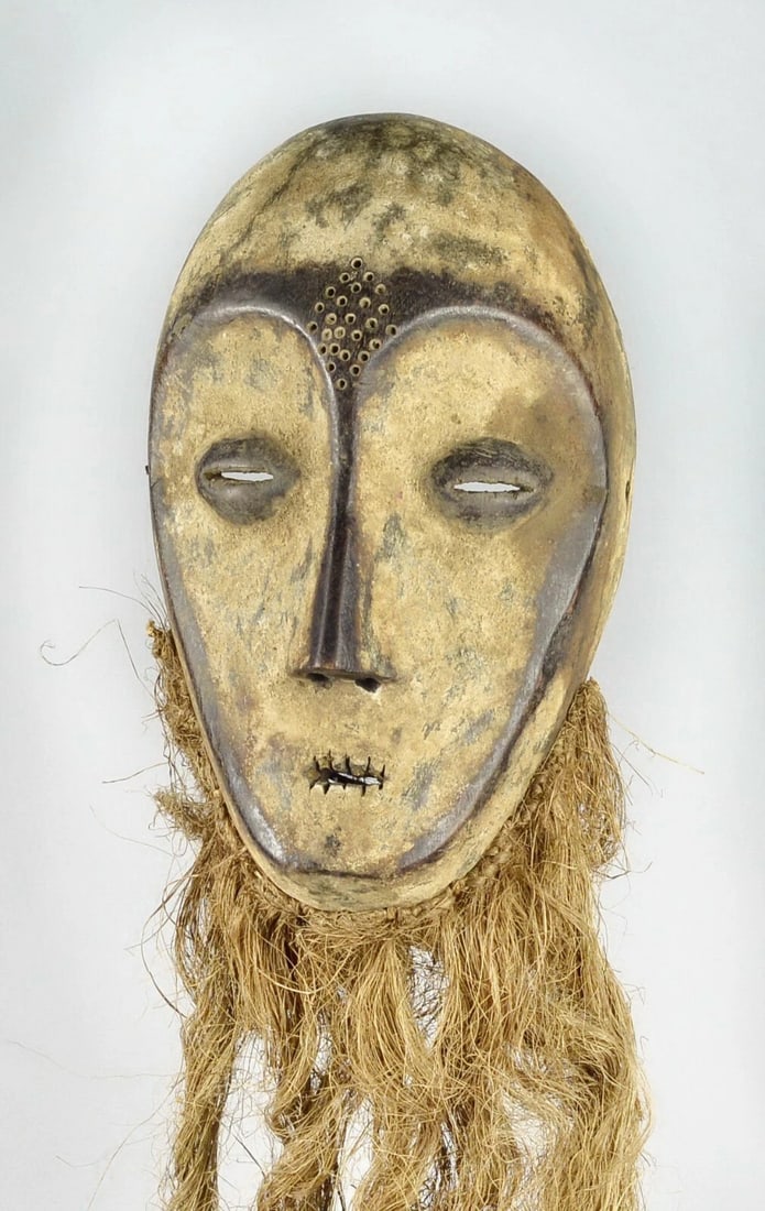 Superb LEGA idimu Mask Bwami Congo DRC African Tribal Art 1602 - 7