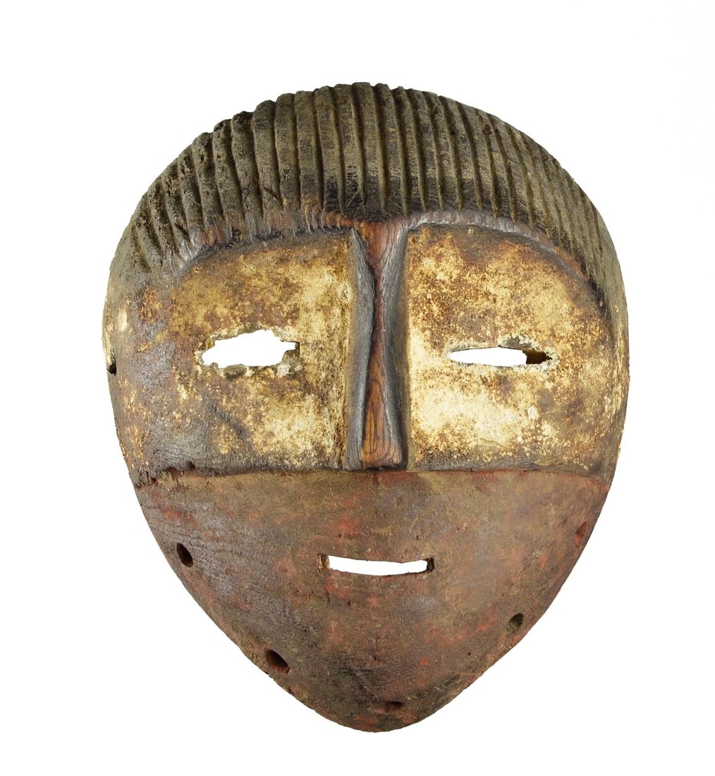Rare MBOLE BAMBOLE Mask Congo Rdc Zaire Kongo African Tribal Art 1292 - 4