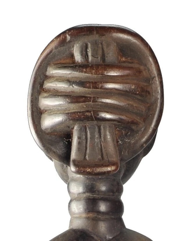 Cute LUBA Female Figure Statue Congo Lukuga DRC African Tribal Art 1324 - 9