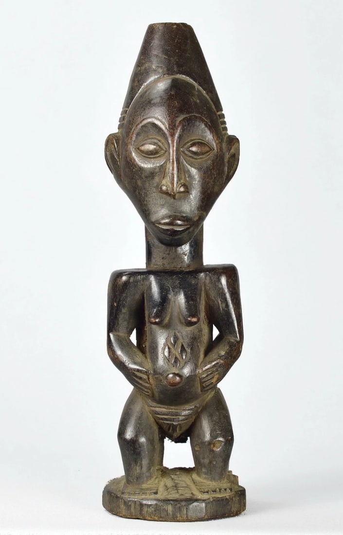 Beautiful HEMBA Kabeja figure janus Statue Congo DRC African Tribal Art 1634: Title: Beautiful HEMBA Kabeja figure janus Statue Congo DRC African Tribal Art 1634 Description: CONGO DRC KABEJA HEMBA Couple of Ancestors Figure The Hemba had very talented sculptors and the art of 
