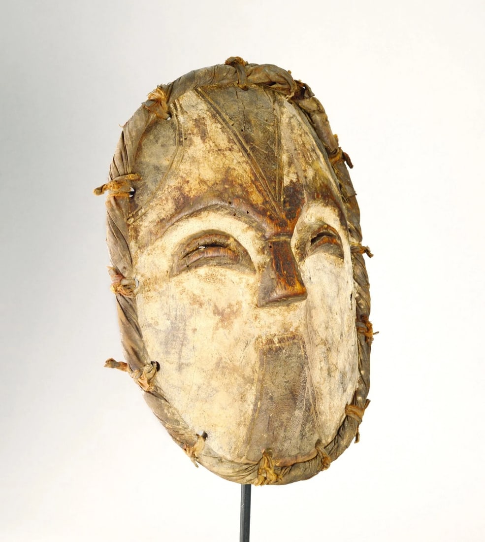 Rare YELA MBOLE BAMBOLE Lilwa Mask Congo Rdc Zaire Kongo African Tribal Art 1369 - 5