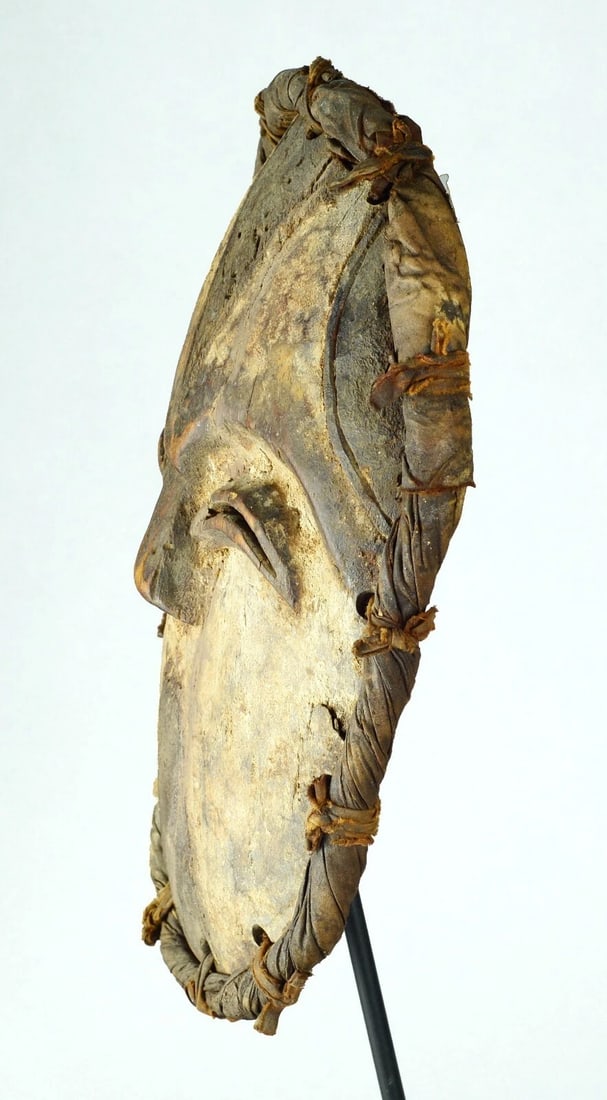 Rare YELA MBOLE BAMBOLE Lilwa Mask Congo Rdc Zaire Kongo African Tribal Art 1369 - 8