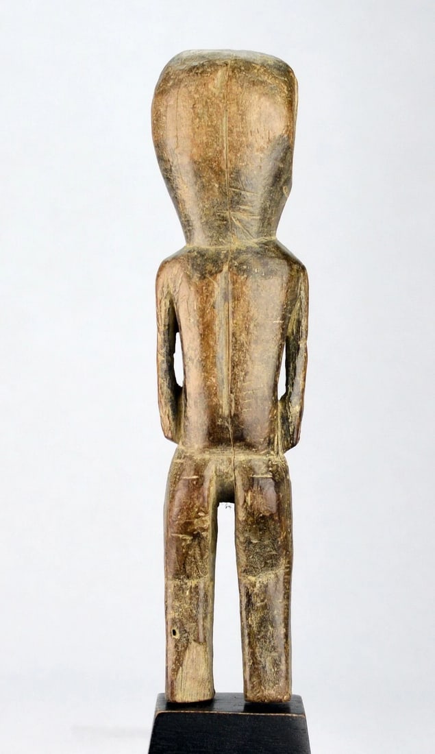 LEGA anthropomorphic figure statue Bwami Cult Congo Drc African Tribal Art 0523 - 6