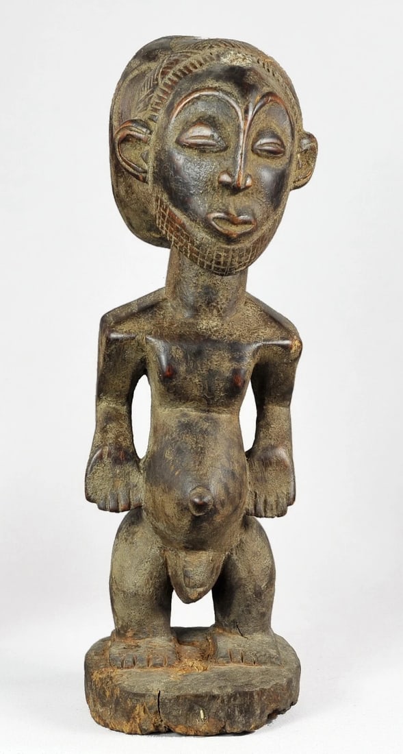 HEMBA Singiti Ancestor Figure Congo African Tribal Art Statue Sculpture 1340: Title: HEMBA Singiti Ancestor Figure Congo African Tribal Art Statue Sculpture 1340 Description: CONGO DRC Hemba Ancestor figure (Singiti) The Hemba are a people living in the province of Katanga (Con