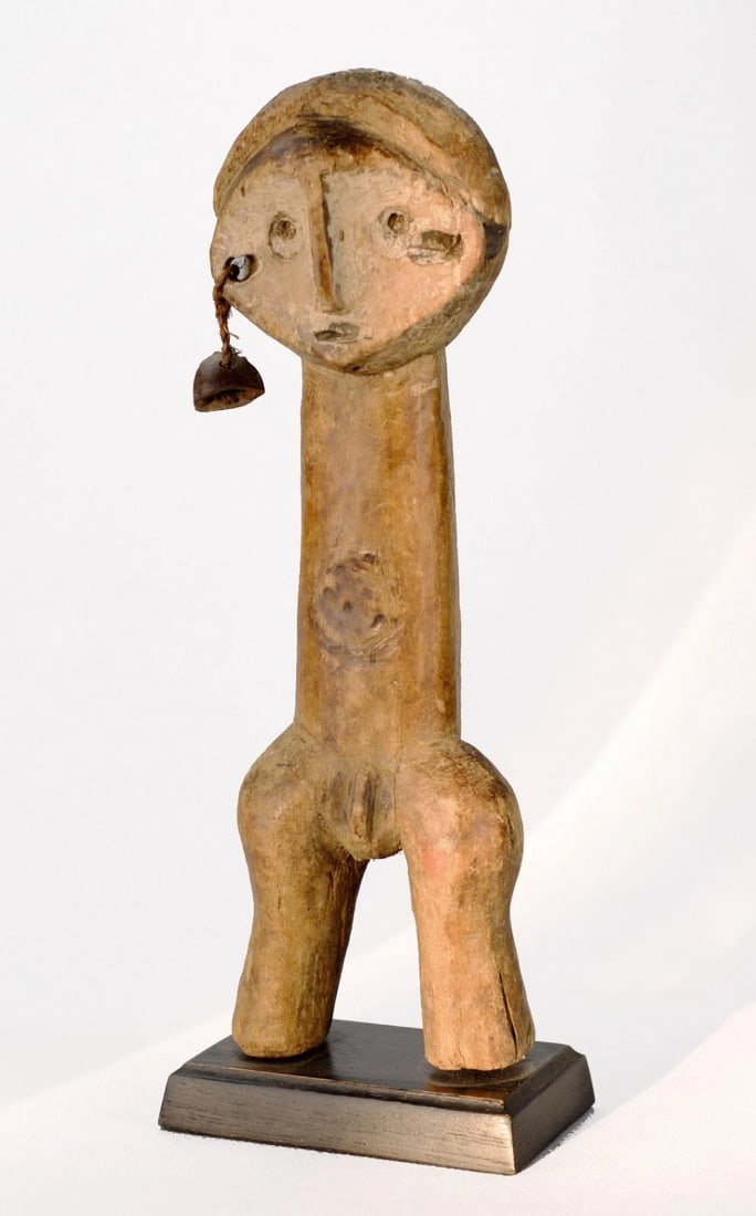 Rare LEGA Ngeze Figure statue sculpture Congo African Tribal Art 1185 - 3