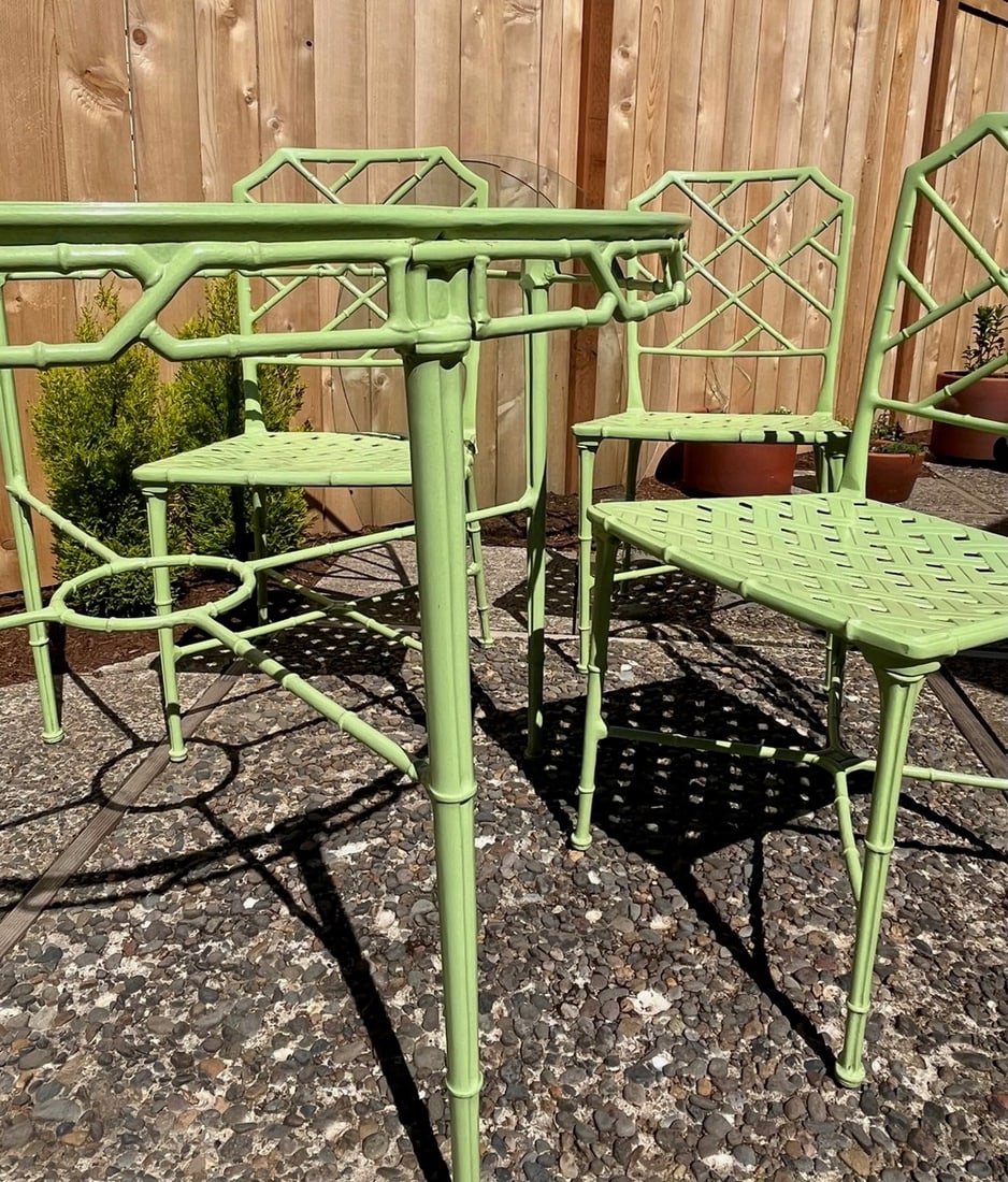 1950s Hall Bradley for Brown Jordan "Calcutta" 5-Piece Patio Dining Set - 5