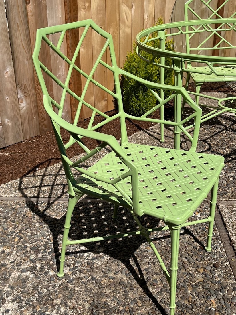 1950s Hall Bradley for Brown Jordan "Calcutta" 5-Piece Patio Dining Set - 7