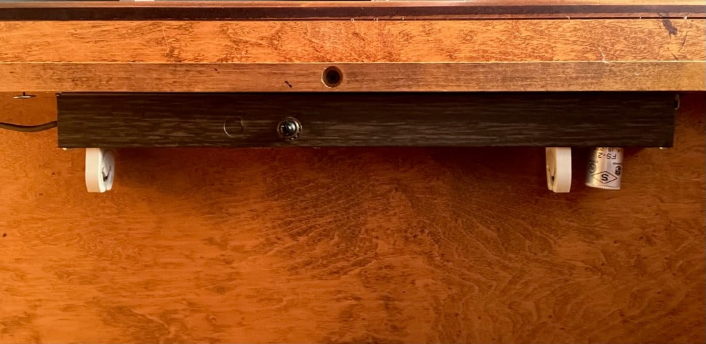 1980s Hickory Kaylyn "Gear" Mahogany and Birdseye Maple Bar Cabinet with Secretary - 8