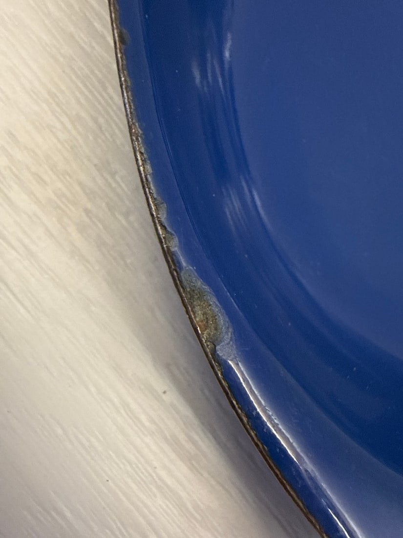 Cathrineholm of Norway Blue Enamel Serving Trays, Two (2) - 3