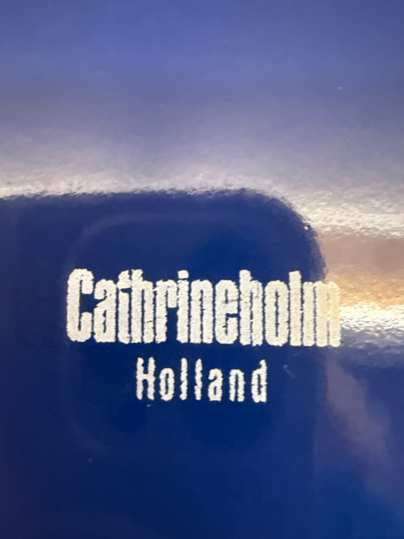 Cathrineholm of Norway Blue Enamel Serving Trays, Two (2) - 5