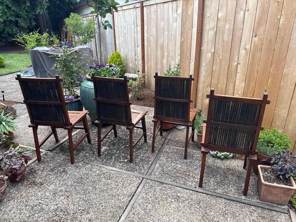 Set of Four Chinese Southern Official's Hat Armchairs, Nanguanmaoyi Style - 3