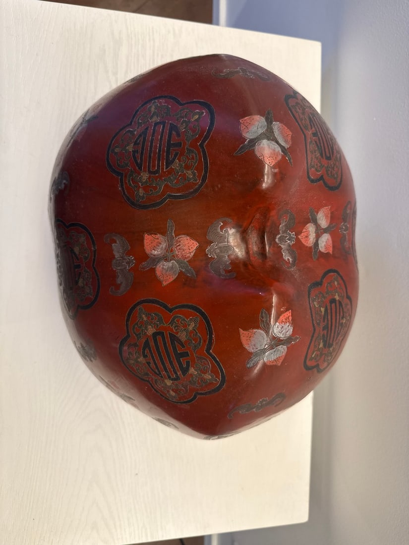 Chinese Red Lacquer Gourd-Form Box, Qing Dynasty - 2