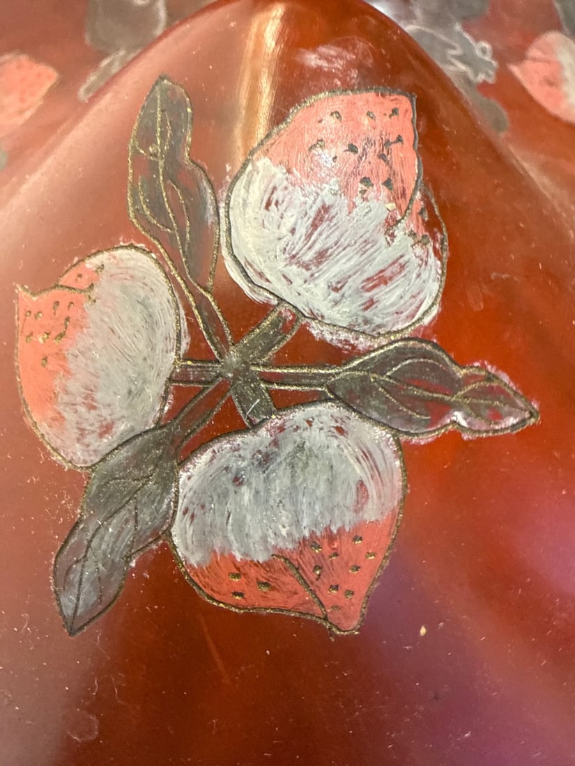 Chinese Red Lacquer Gourd-Form Box, Qing Dynasty - 6