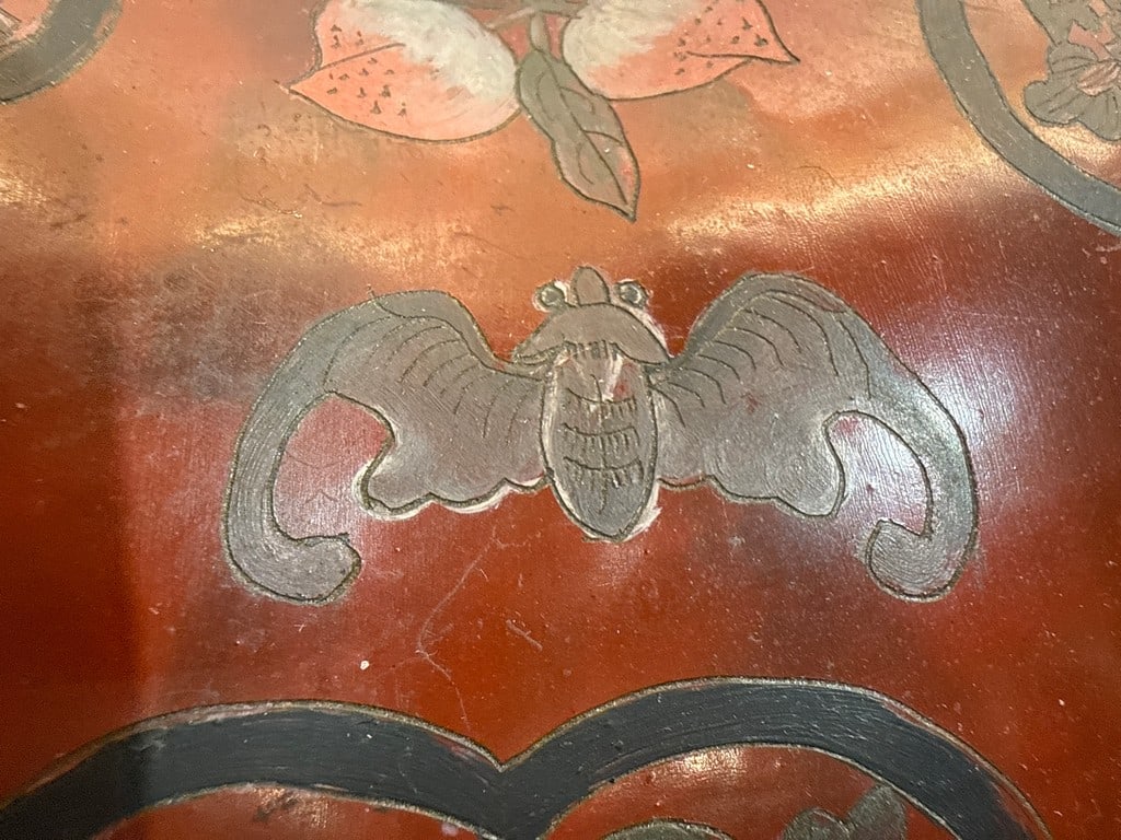 Chinese Red Lacquer Gourd-Form Box, Qing Dynasty - 7