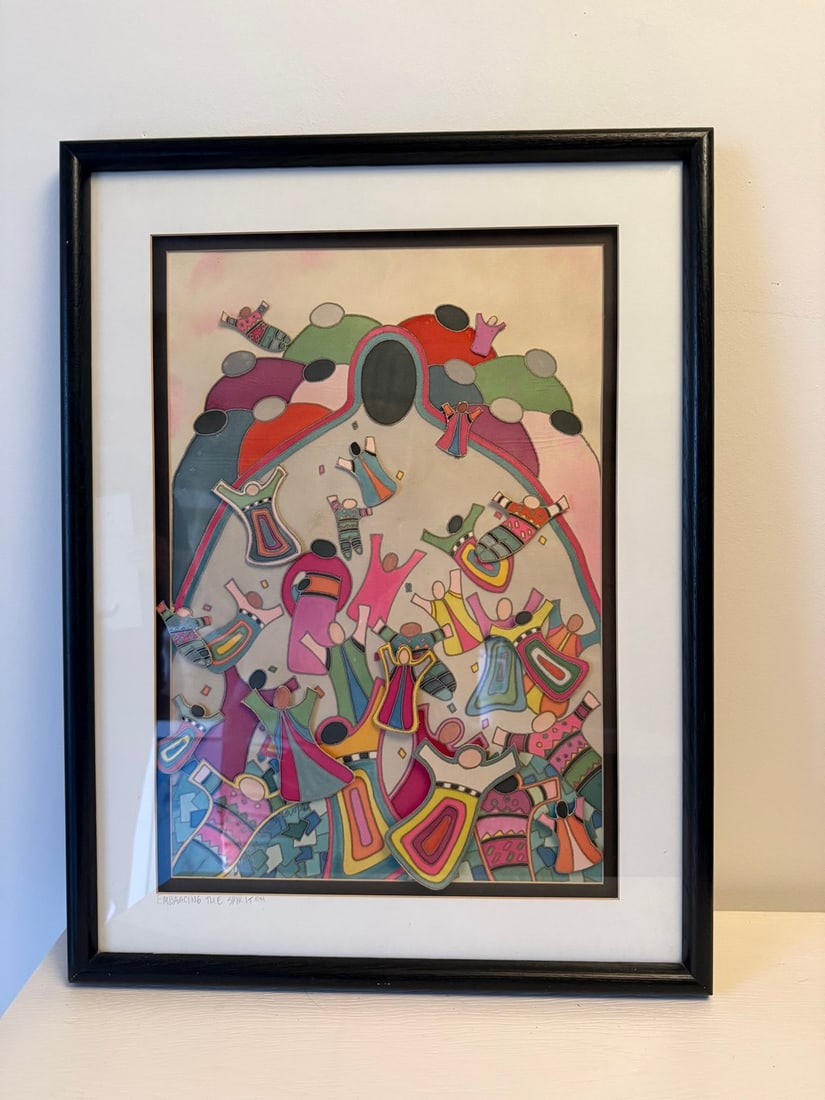 Dena M. Zimmerly, "Embracing the Spirit," Mixed Media Art - 8