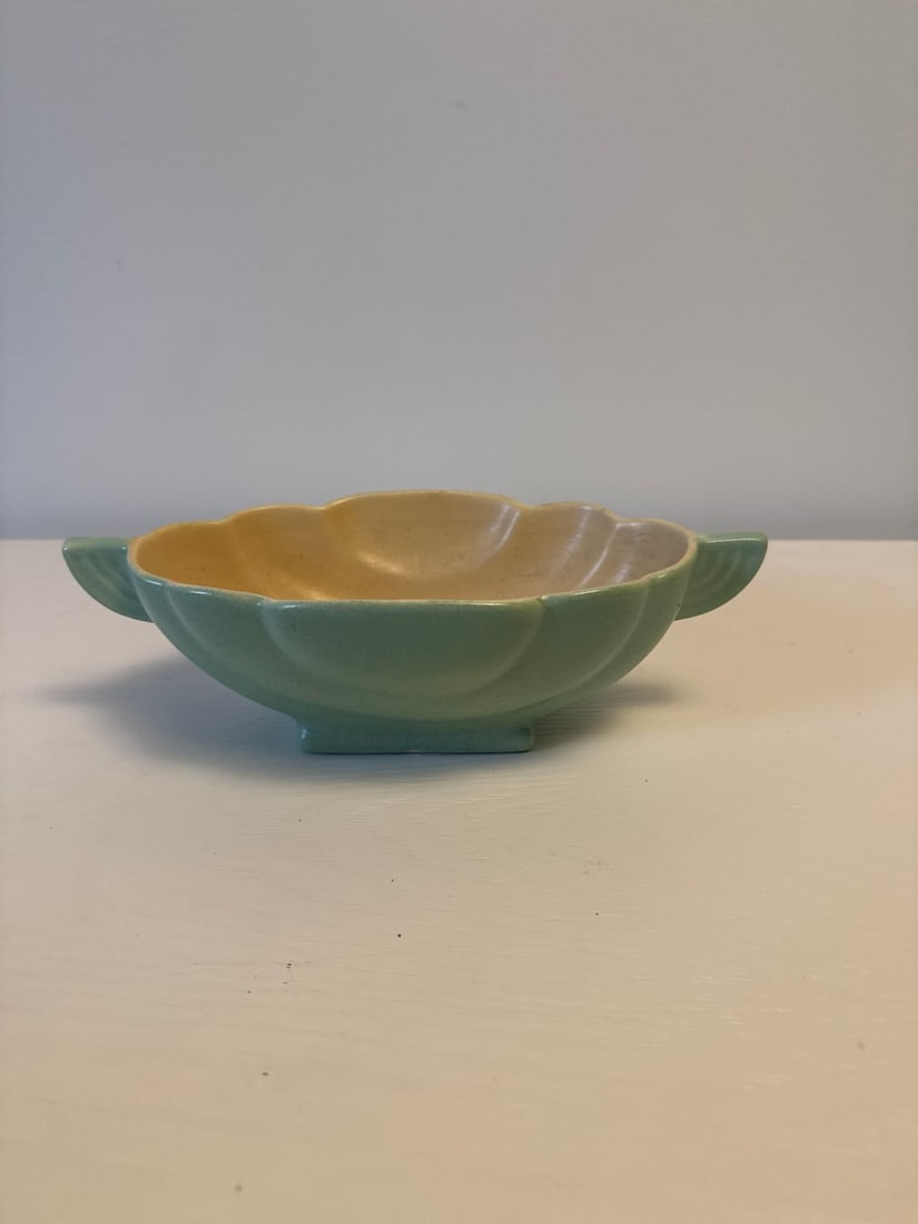 Art Deco RumRill Bowl by Red Wing Pottery - 2