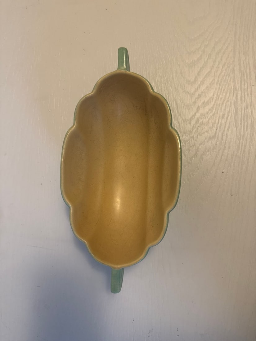 Art Deco RumRill Bowl by Red Wing Pottery - 3