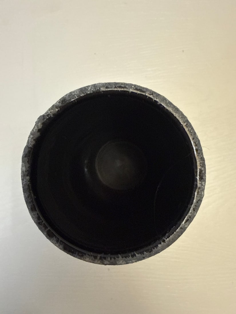 Mid-Century Modern Volcanic Glaze Ceramic Vase - 5