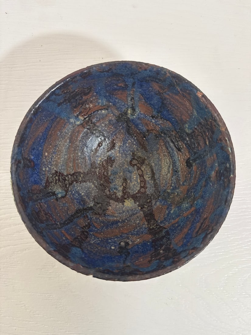 Weller Burnt Wood and Raku Pot From Stroudsburg PA - 7