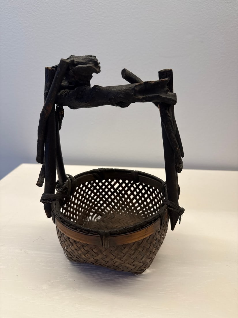 Collection of Three Chinese Bamboo Woven Baskets - 3