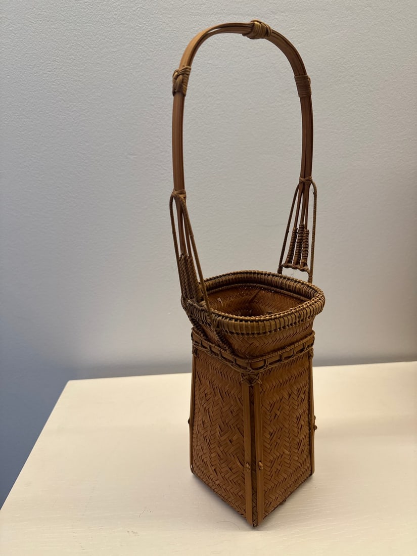 Collection of Three Chinese Bamboo Woven Baskets - 7