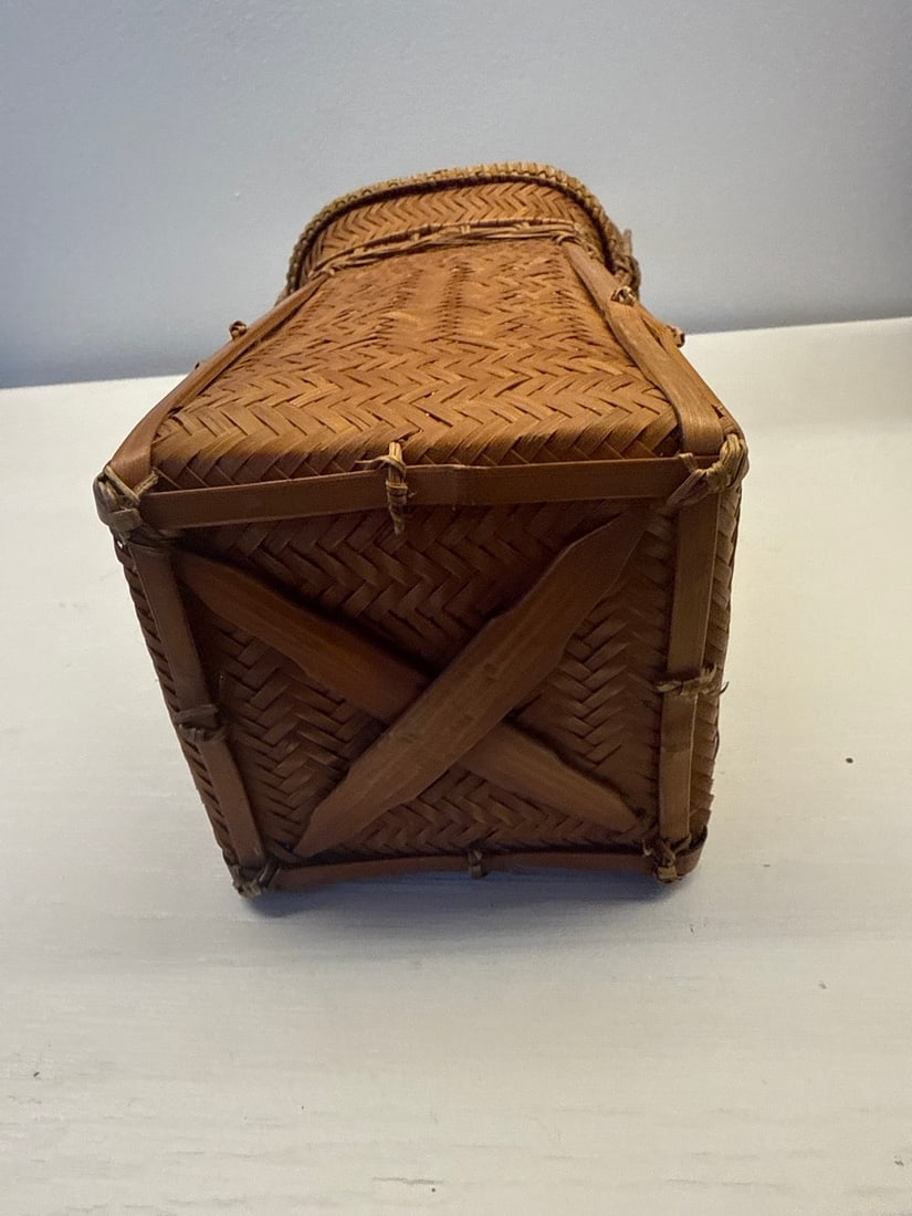Collection of Three Chinese Bamboo Woven Baskets - 9