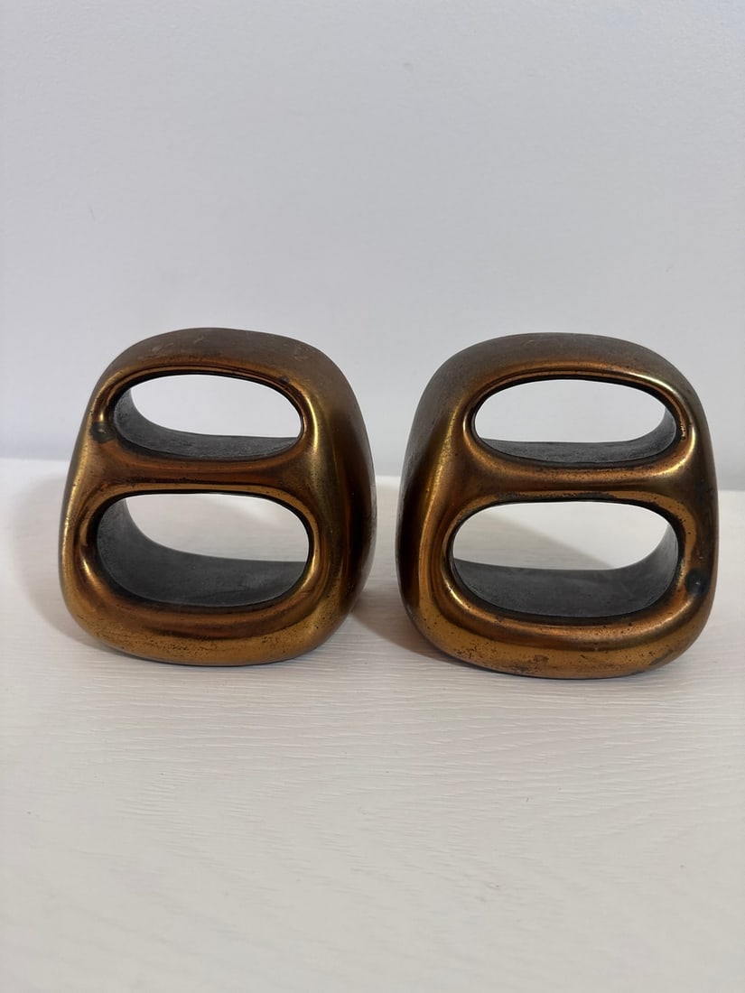 Ben Seibel for Jenfred Ware "Dumbbell" Bookends - 2