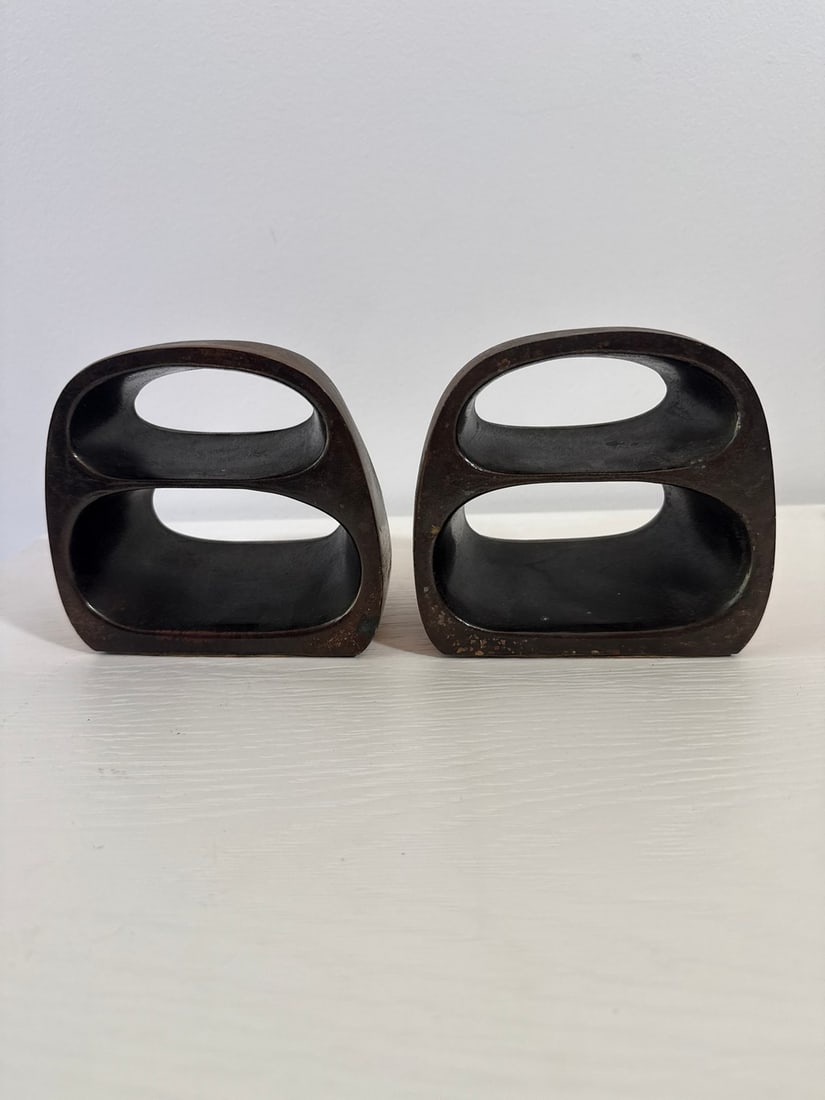 Ben Seibel for Jenfred Ware "Dumbbell" Bookends - 7