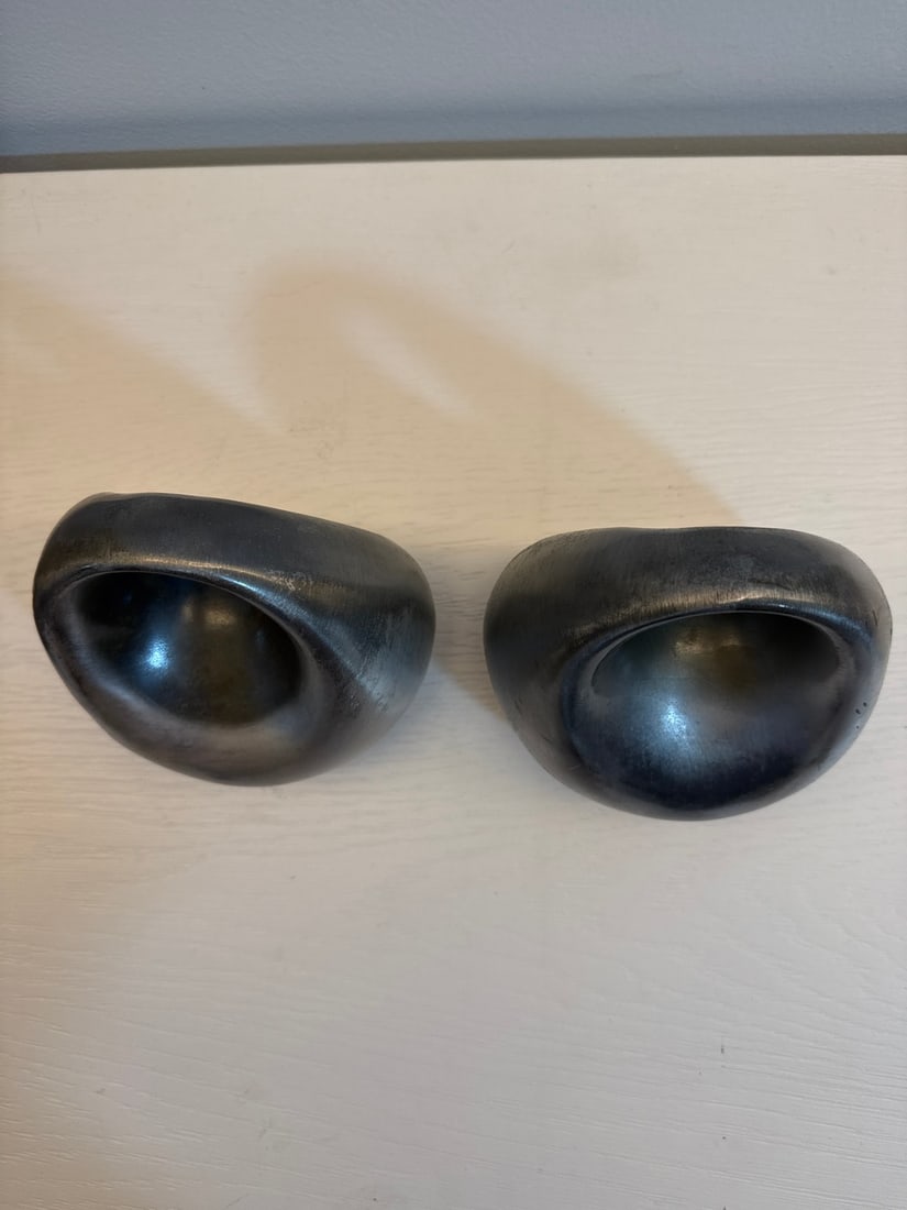 Pair of Mid-Century Modern Cast Metal Bookends by Ben Seibel for Raymor - 2