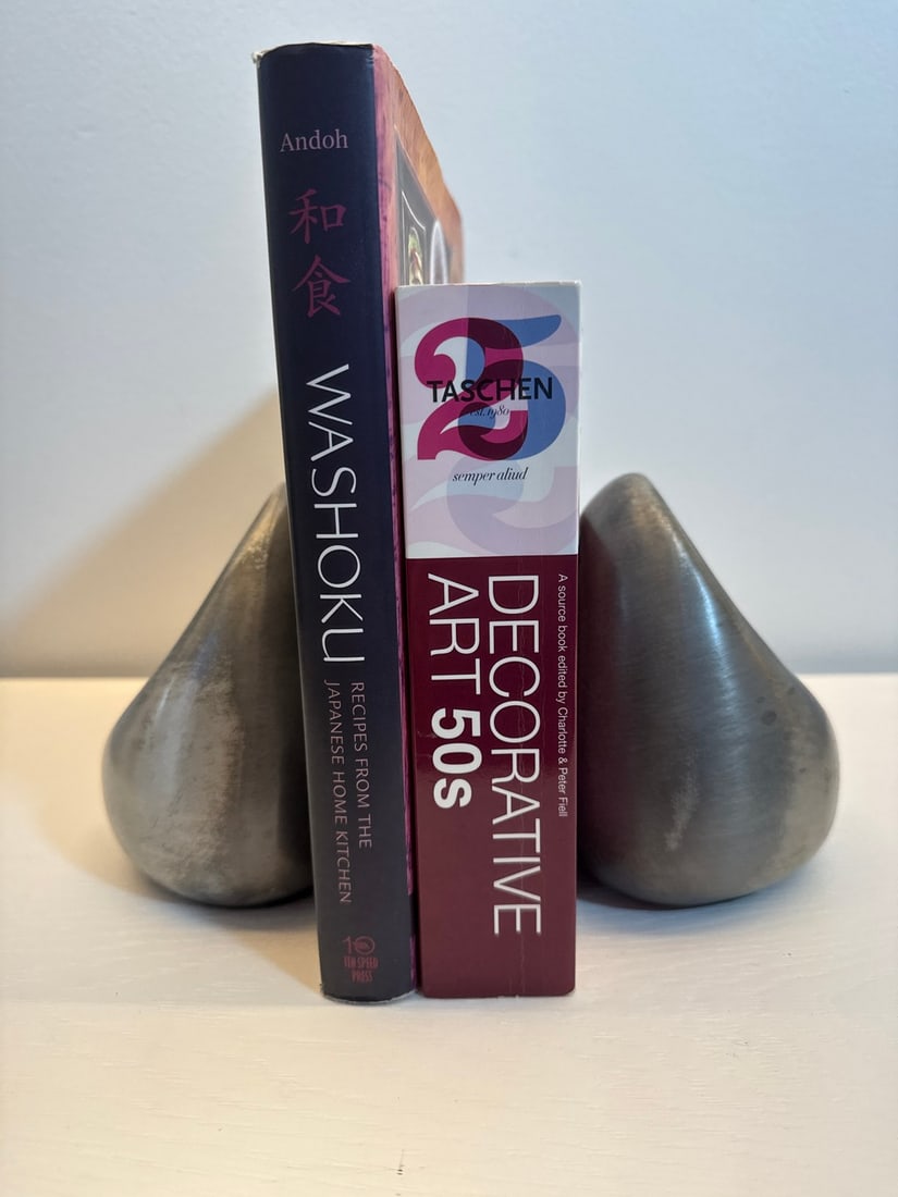 Pair of Mid-Century Modern Cast Metal Bookends by Ben Seibel for Raymor - 5