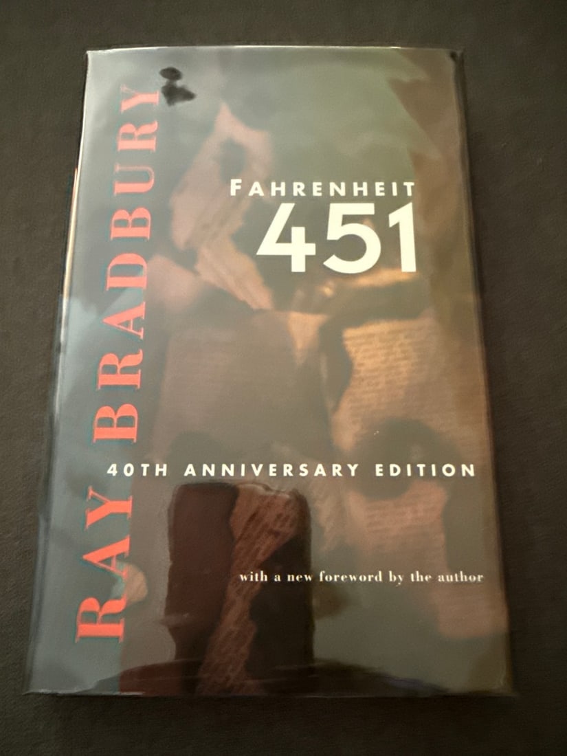 Two Signed First Edition Ray Bradbury Books: Fahrenheit 451 (40th Anniversary) and Something Wicked - 5