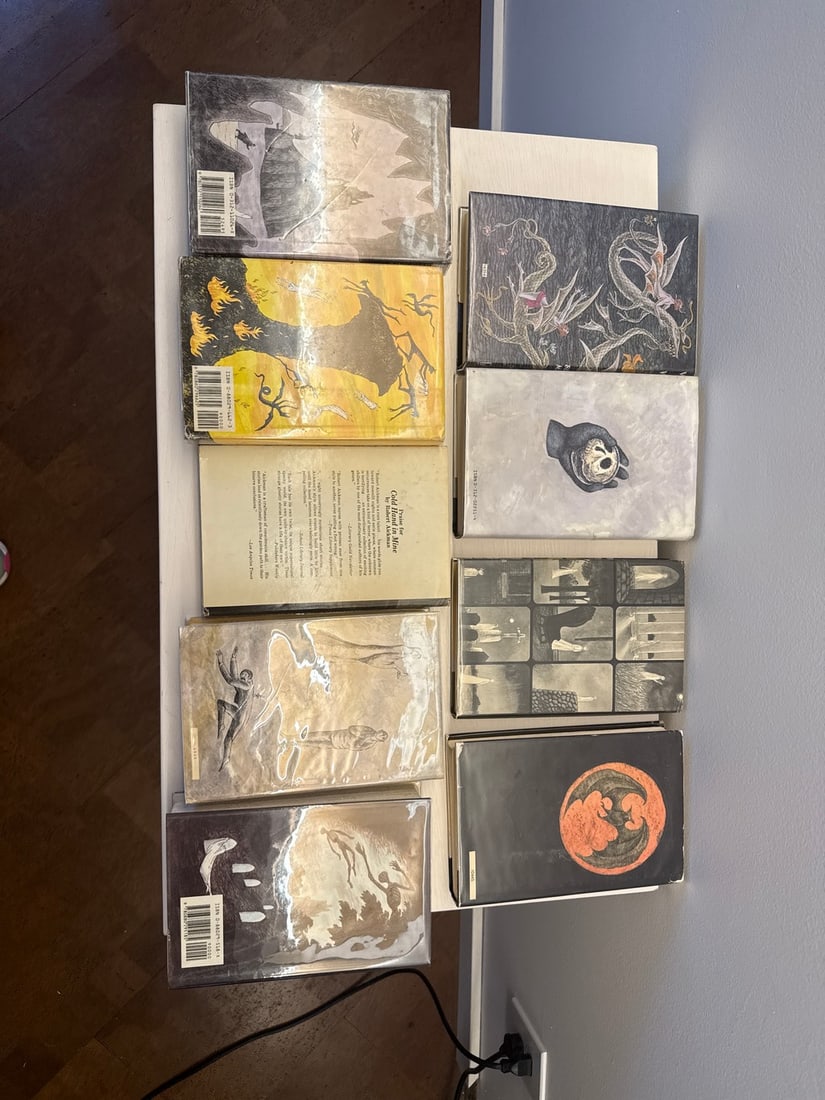 Edward Gorey Cover illustration of Nine Vintage Horror and Supernatural Anthologies" - 2