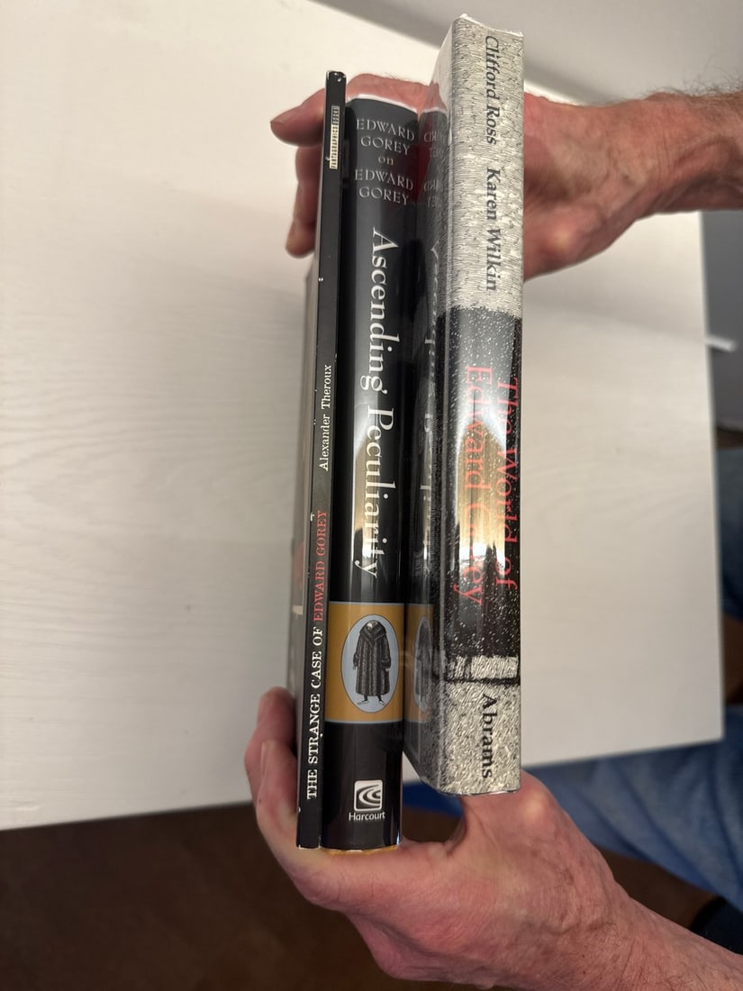 Three Books on Edward Gorey: "Ascending Peculiarity," "The World of Edward Gorey," and "The Strange - 3