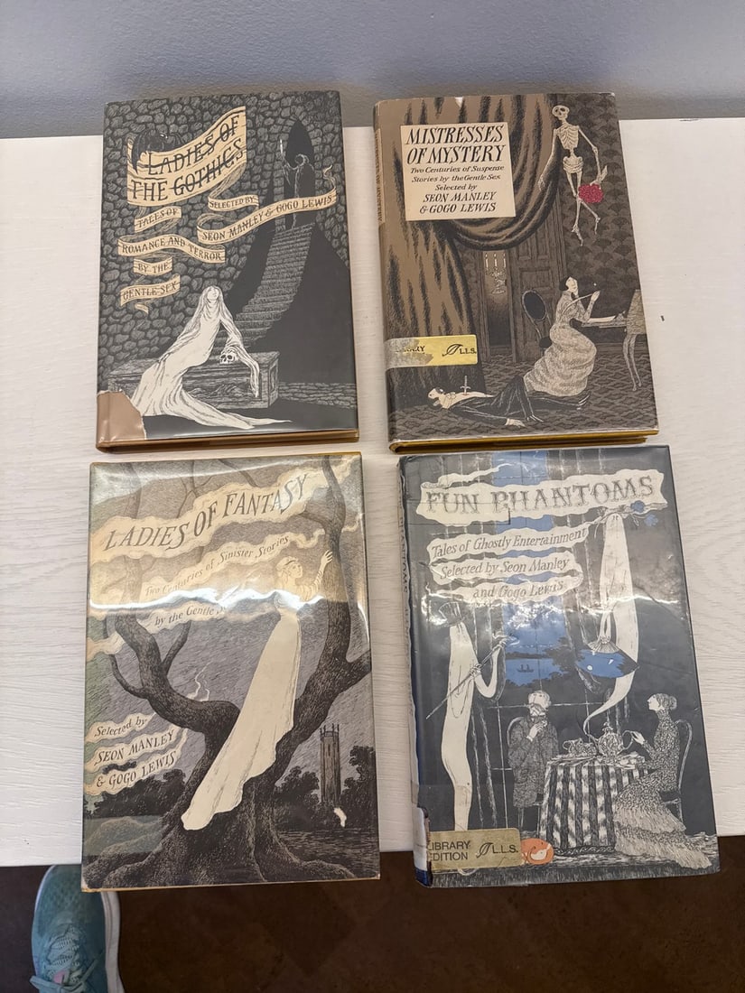 Collection of four Vintage Horror/Fantasy Anthologies with Covers illustrated by Edward Gorey - 2