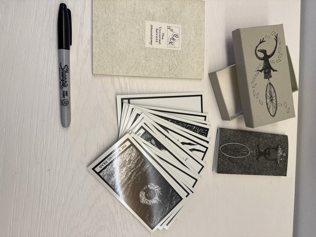 Signed Editions of Edward Gorey's, "QRV - The Universal Solvent" and His Famous Card Deck, the "F... - 7