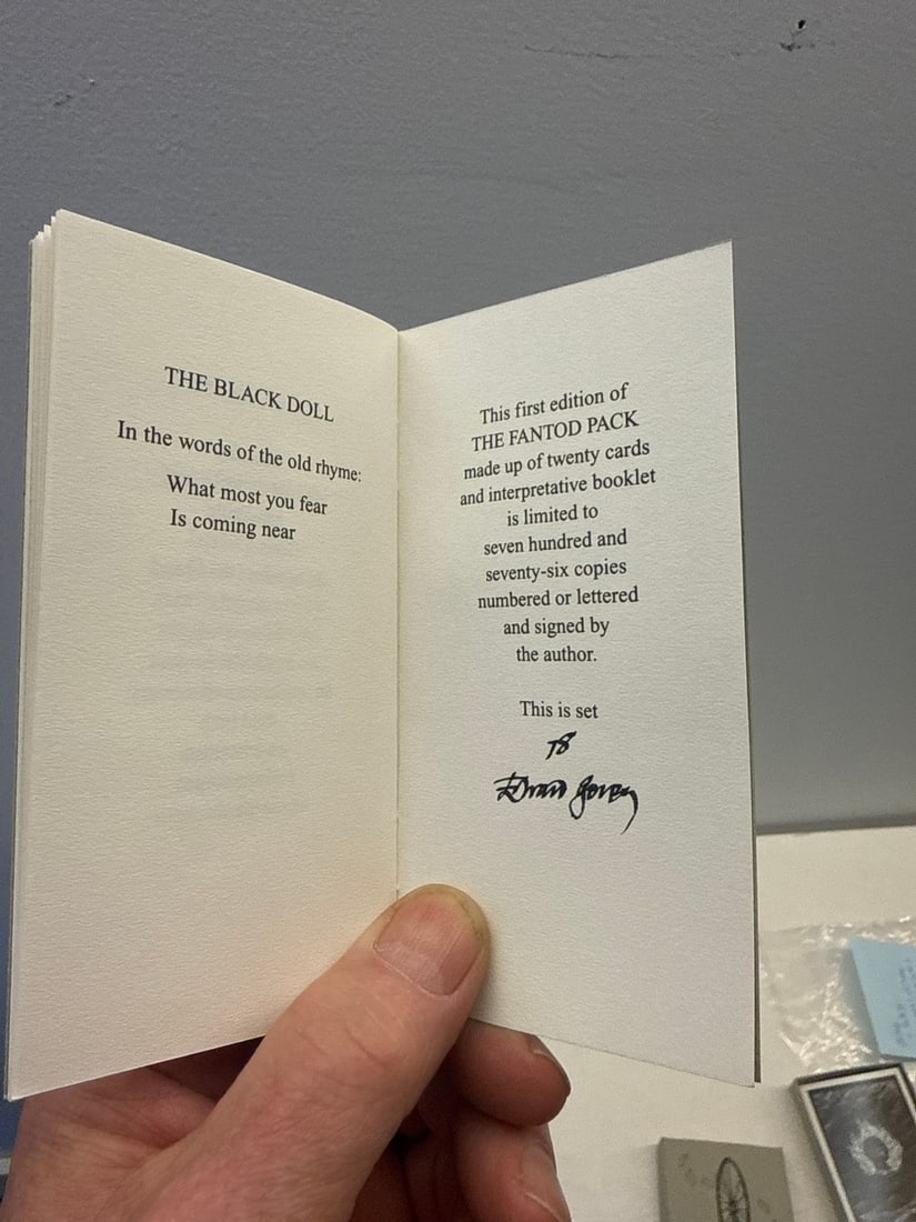 Signed Editions of Edward Gorey's, "QRV - The Universal Solvent" and His Famous Card Deck, the "F... - 8