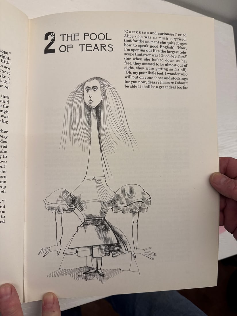 Alice by Lewis Carroll, Illustrations by Ralph Steadman, 1967 Dobson Books Ltd. Edition - 4