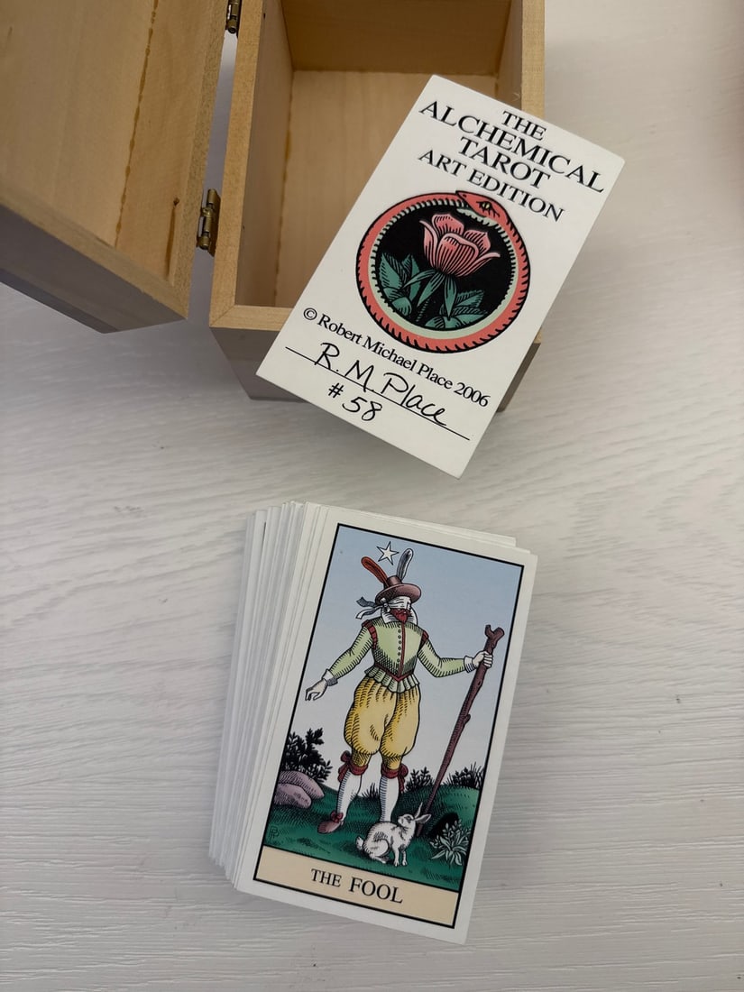 The Alchemical Tarot Art Edition by Robert Michael Place, #58 - 3