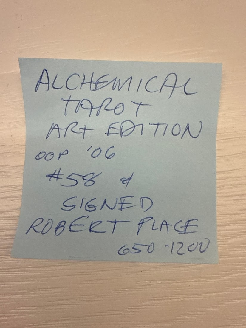 The Alchemical Tarot Art Edition by Robert Michael Place, #58 - 5
