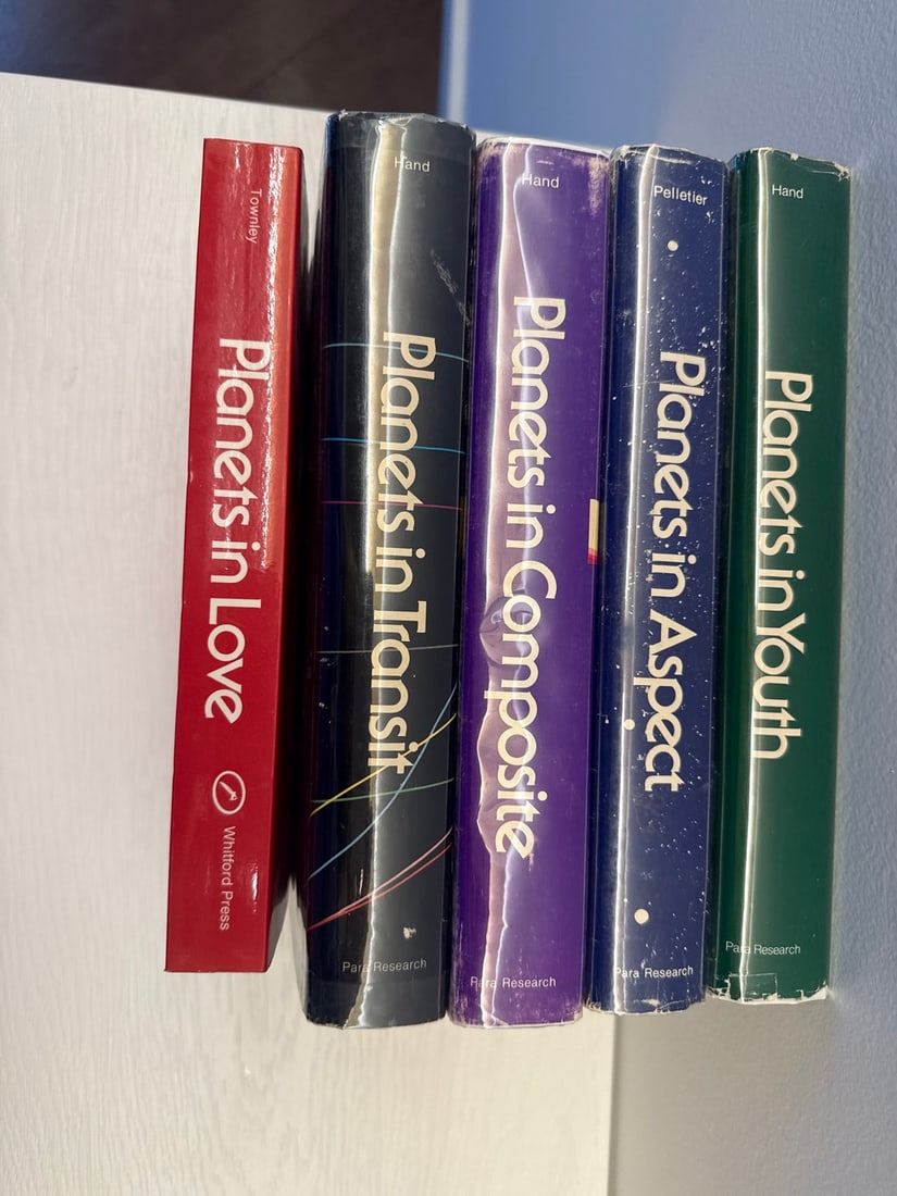 Astrology Book Collection: The "Planets" Series by Robert Hand, Charles A. Jayne, John Townley, and - 5