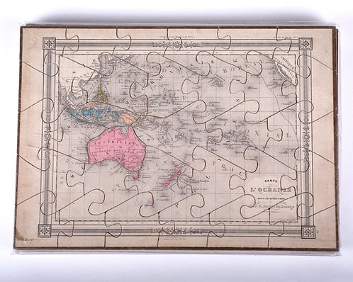 Barbie du Bocage dissected Atlas puzzle Maison Basset 19th Century box set - 3