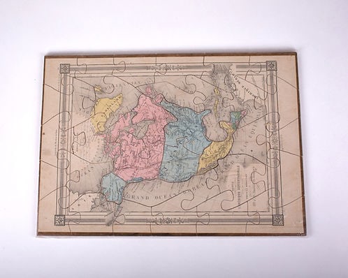 Barbie du Bocage dissected Atlas puzzle Maison Basset 19th Century box set - 6