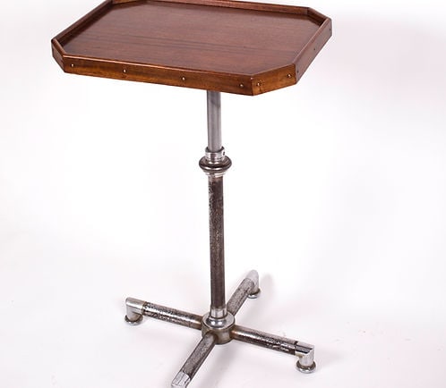 Adjustable Caruelle Side Table from Embru Werke 1930s - 2