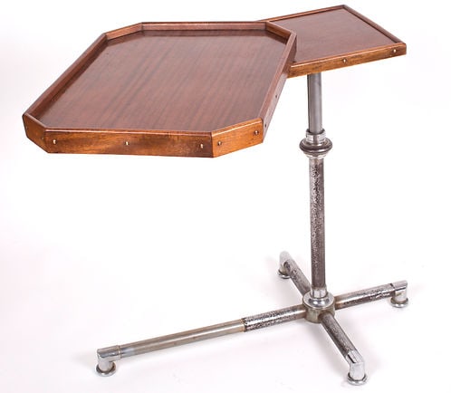 Adjustable Caruelle Side Table from Embru Werke 1930s - 4