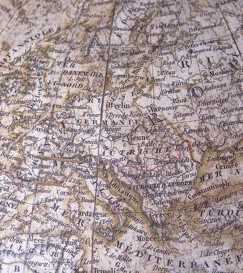 1831 Charles Dien 14" FRENCH TERRESTRIAL GLOBE ANTIQUE BRASS MERIDIEN - 6