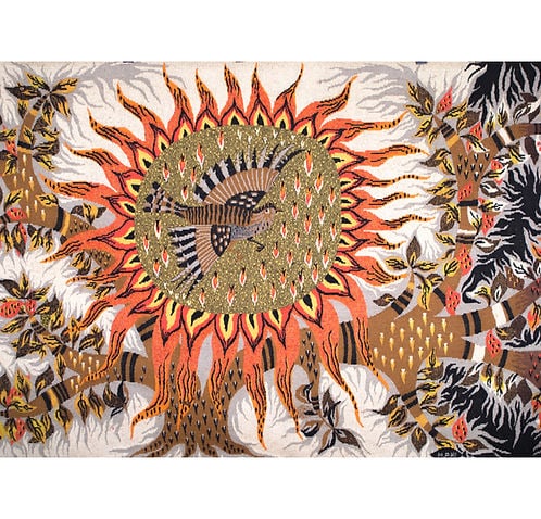 RAY Michèle cartonnier for ROBERT FOUR "night and day " Aubusson tapestry - 3